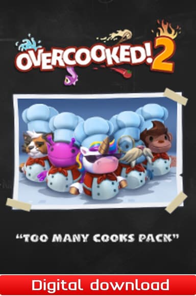 Overcooked! 2 - Too Many Cooks Pack - PC Windows,Mac OSX,Linux