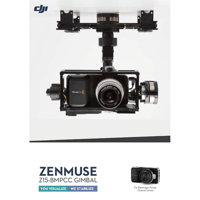 DJI ZenMuse Z15 Black Magic Pocket Cinema Cam