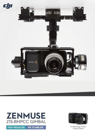 DJI ZenMuse Z15 Black Magic Pocket Cinema Cam