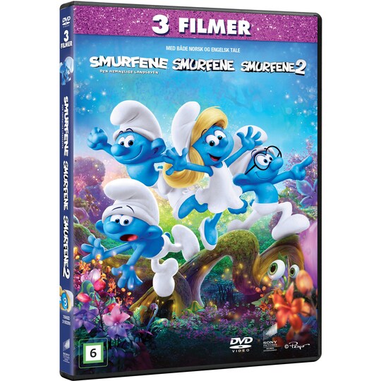 Smurfene 1-3 samleboks (DVD)