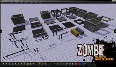 Axis Game Factory's AGFPRO Zombie FPS Player DLC - PC Windows,Mac OSX,