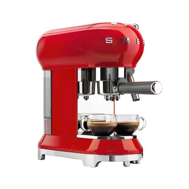 Smeg 50's style kaffemaskin ECF01 (rød)