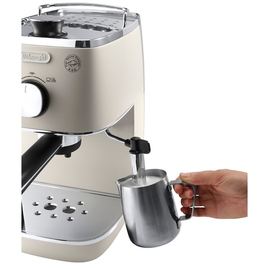 De Longhi Distinta kaffemaskin ECI 341.W (hvit)