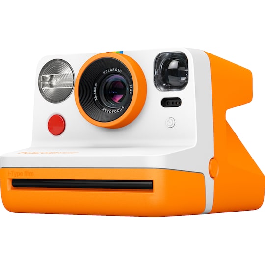 Polaroid Now analogt kamera (oransje)