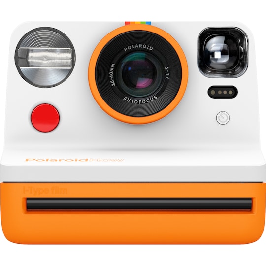Polaroid Now analogt kamera (oransje)