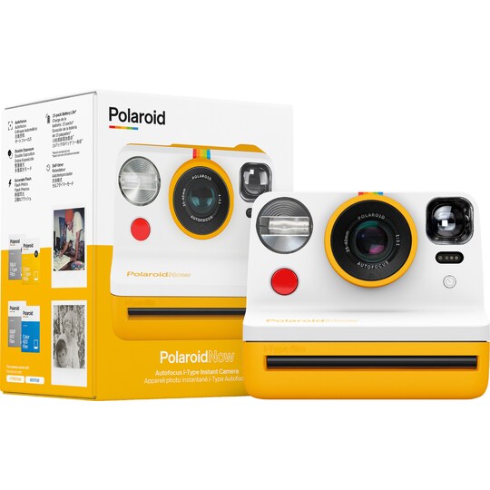 Polaroid Now analogkamera (gul)