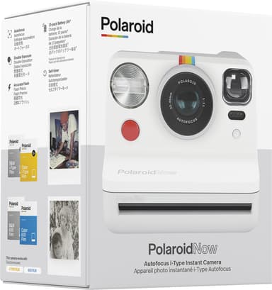 Polaroid Now analogkamera (hvit)