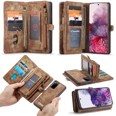 Multi lommebok 11-kort Samsung Galaxy S20 Plus (SM-G986F) - brun