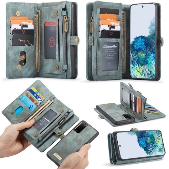 Multi lommebok 11-kort Samsung Galaxy S20 (SM-G980F)  - Blå