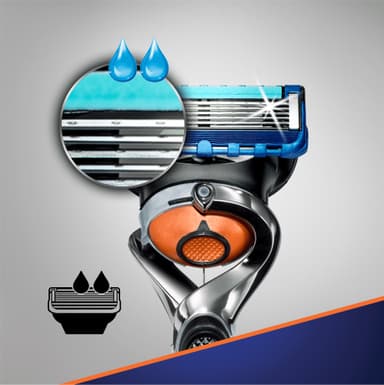 Gillette Fusion ProGlide barberhøvel + 6 blader