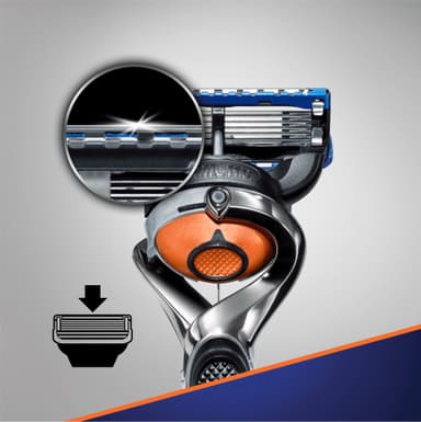 Gillette Fusion ProGlide barberhøvel + 6 blader