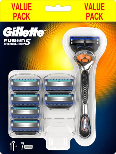 Gillette Fusion ProGlide barberhøvel + 6 blader