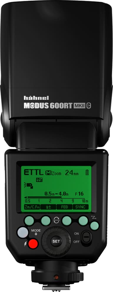 Hähnel Modus 600RT MK II ekstern blits til Olympus MFT-kameraer