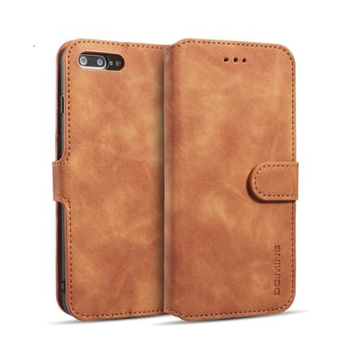 Mobilveske til iPhone 7 Plus 8 Plus PU skinn brun Kjøp Veske Etui til iPhone 7 Plus iPhone 8 Plus Brun