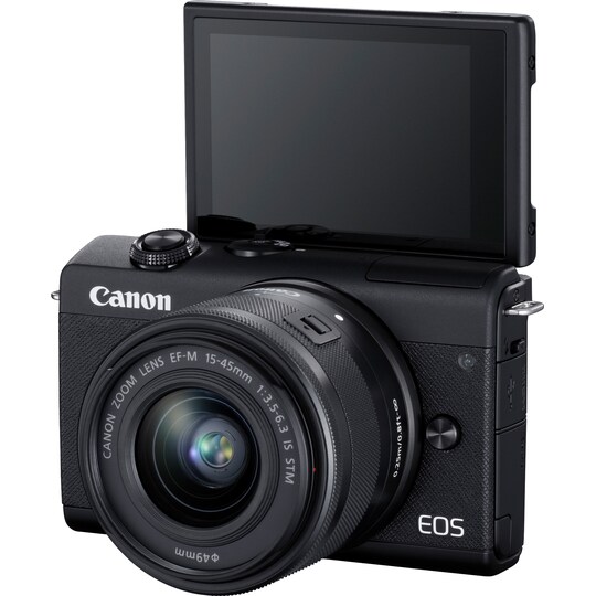 Canon EOS M200 BK M15 systemkamera + 15-45 mm objektiv