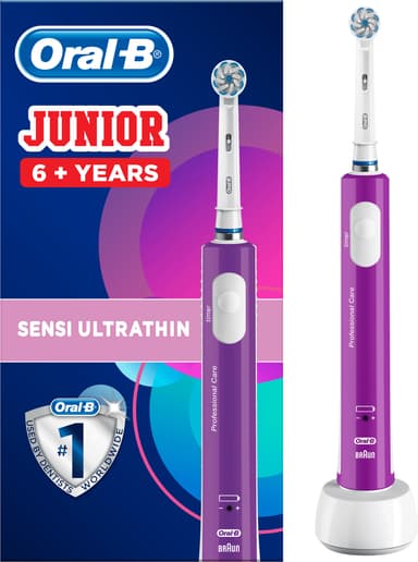 Oral-B Junior elektrisk tannbørste barn D16 (lilla)