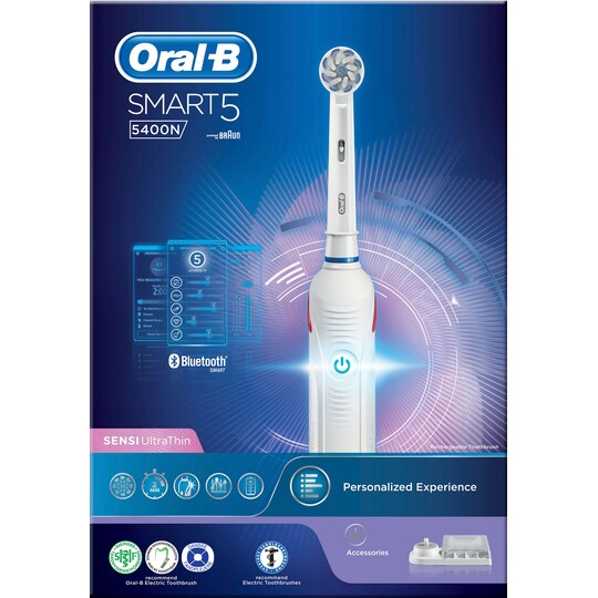 Oral-B Smart elektrisk tannbørste 5400N (hvit)