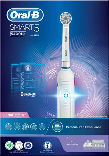 Oral-B Smart elektrisk tannbørste 5400N (hvit)