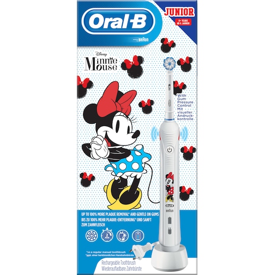 Oral-B Junior D501 Minnie Mouse elektrisk tannbørste barn
