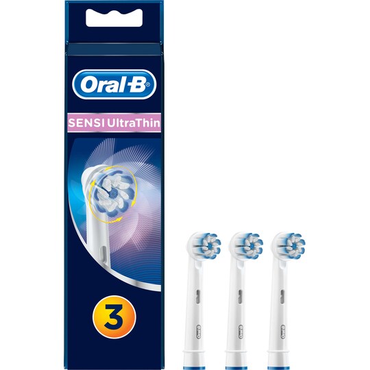 Oral-B Sensi Ultrathin tannbørstehoder (3-pk)