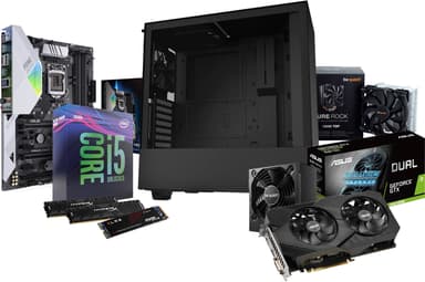 Edge E-Sport DIY stasjonær gaming-PC 2060S/Intel (sort)