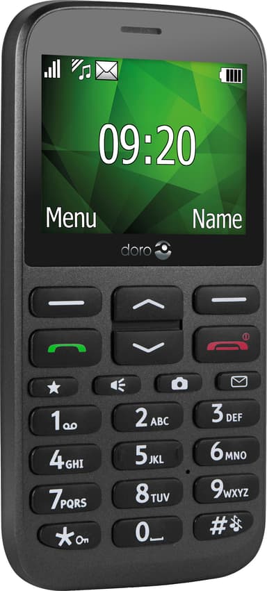 Doro 1375 mobiltelefon (grafitt) - Kun 2G