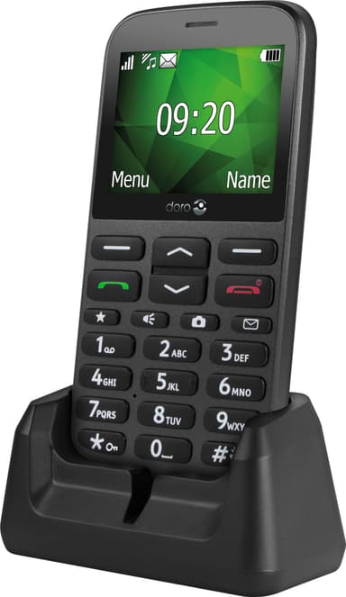 Doro 1375 mobiltelefon (grafitt) - Kun 2G