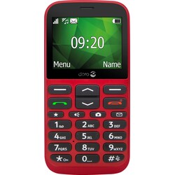 Doro 1375 mobiltelefon (rød) - Kun 2G