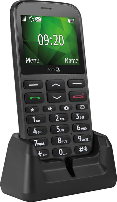 Doro 1375 mobiltelefon (grafitt) - Kun 2G