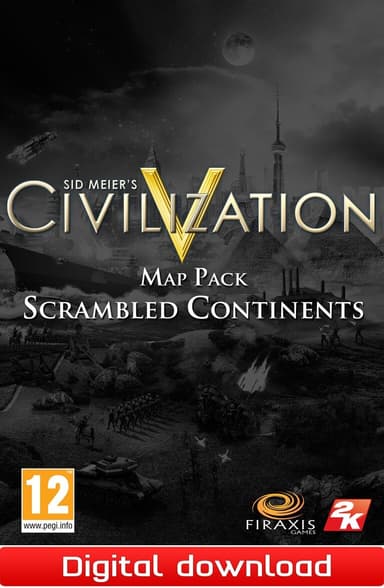 Sid Meier s Civilization V Scrambled Continents Map Pack - PC Windows