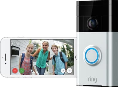 Ring Video Doorbell ringeklokke m/video RINGVDNICKEL