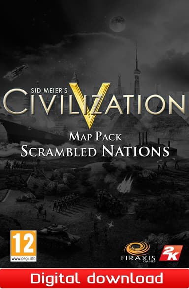 Sid Meier s Civilization V Scrambled Nations Map Pack - PC Windows