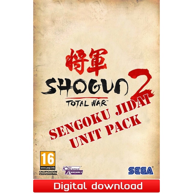 Total War Shogun 2 - Sengoku Jidai Unit Pack - PC Windows