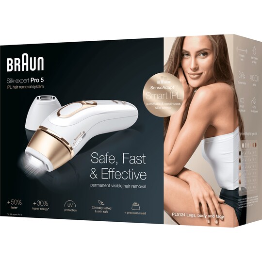 Braun Silk-Expert IPL Pro 5 lysbasert hårfjerning PL5124
