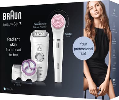 Braun Silk-épil 7 SensoSmart epilator 7/885 skjønnhetssett