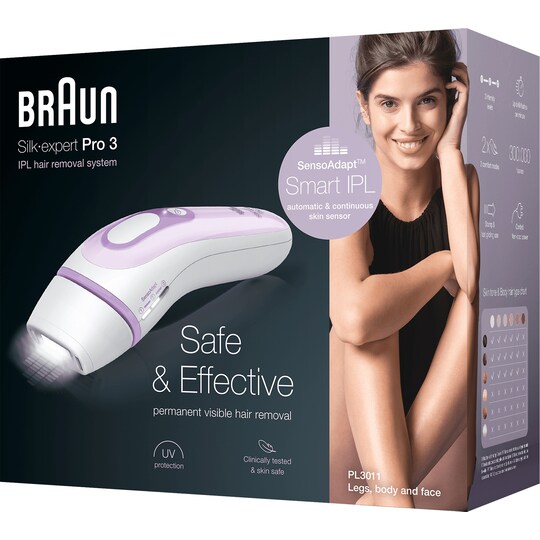 Braun SilkExpert PRO lysbasert hårfjerning PL3011