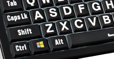 Logickeyboard XLPrint PC ASTRA Tastatur