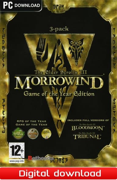 The Elder Scrolls III Morrowind Game of the Year Edition - PC Window