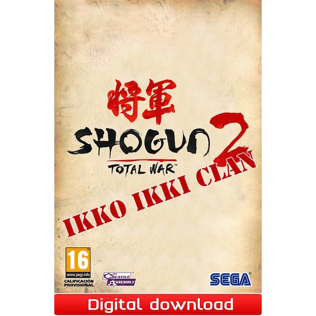 Total War Shogun 2 - Ikko Ikki Clan - PC Windows