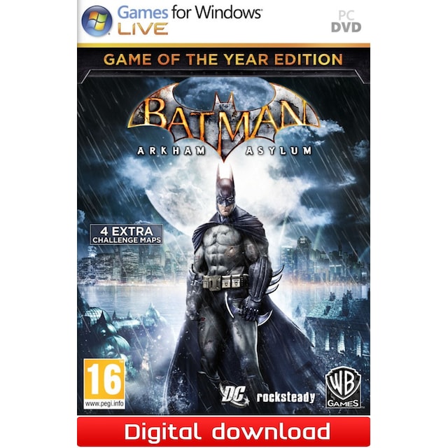 Batman Arkham Asylum Game of the Year Edition - PC Windows