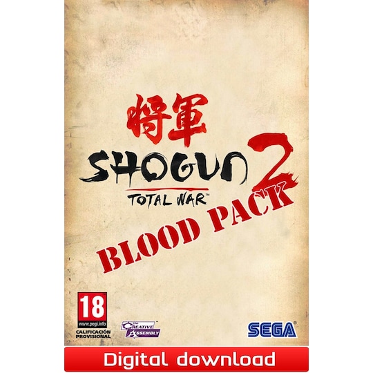 Total War Shogun 2 - Blood Pack - PC Windows