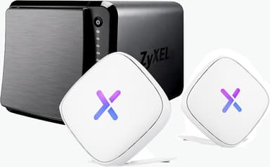 Zyxel NAS542 4-Bay + Zyxel Multy U WiFi mesh-node 2-pakning