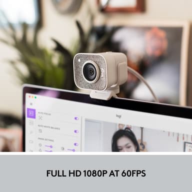 Logitech StreamCam web-kamera (hvit)