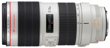 Canon EF 70-200 mm f/2.8L IS USM II objektiv (hvit)