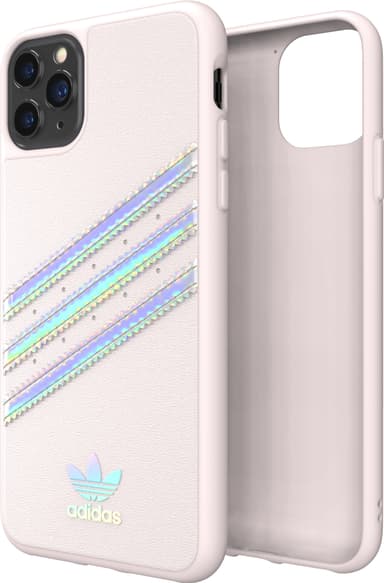 Adidas PU iPhone 11 Pro Max deksel (orchid/holographic)