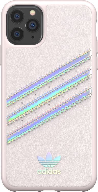 Adidas PU iPhone 11 Pro Max deksel (orchid/holographic)