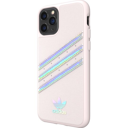 Adidas PU iPhone 11 Pro deksel (orchid/holographic)