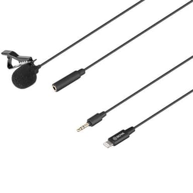 BOYA Mikrofon BY-M2 Lavalier Lightning iOS 6m.