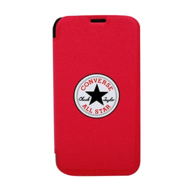 CONVERSE Samsung GS5 Booklet Rosa Canvas med Logo