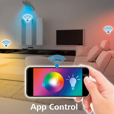 HAMA WiFi LED-lampe E14 RGB 4.5W